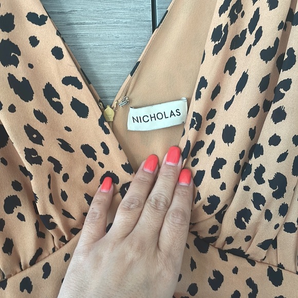NWOT! Nicholas leopard print dress - Picture 5 of 8